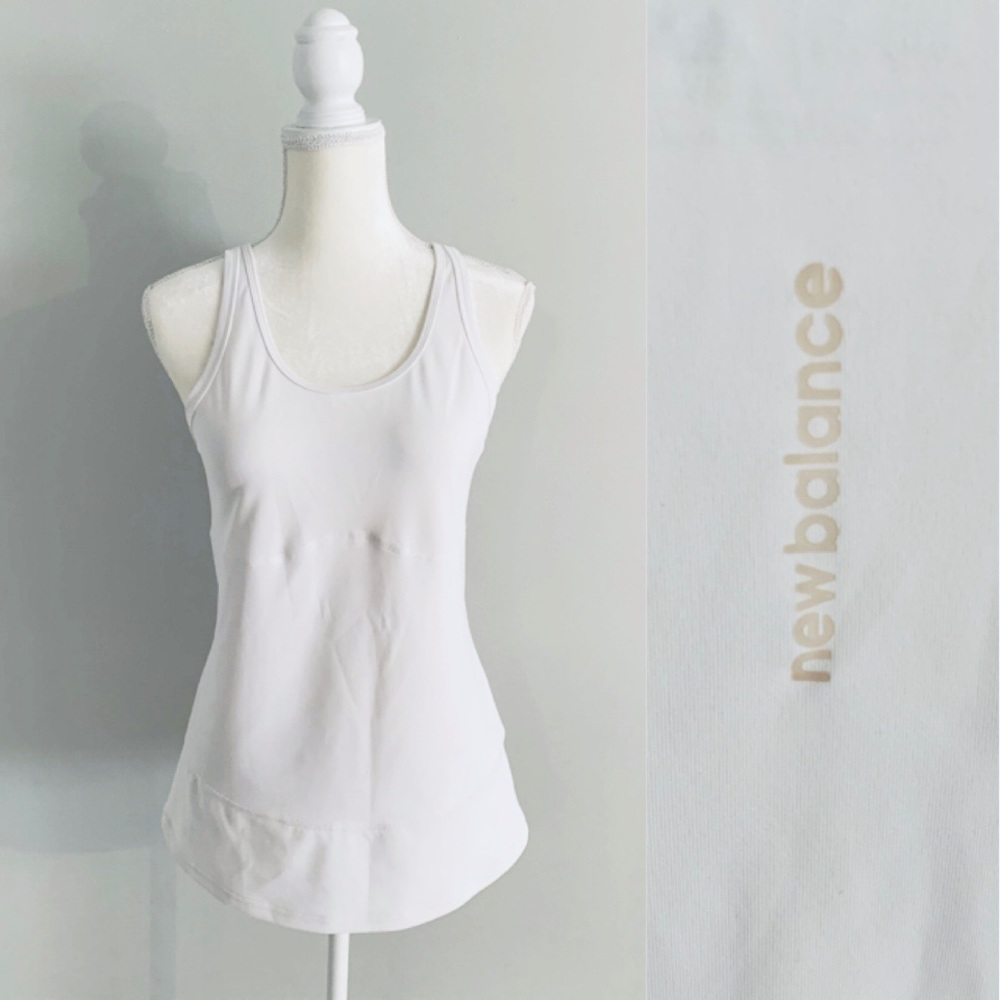 New Balance • White Workout Tank Top